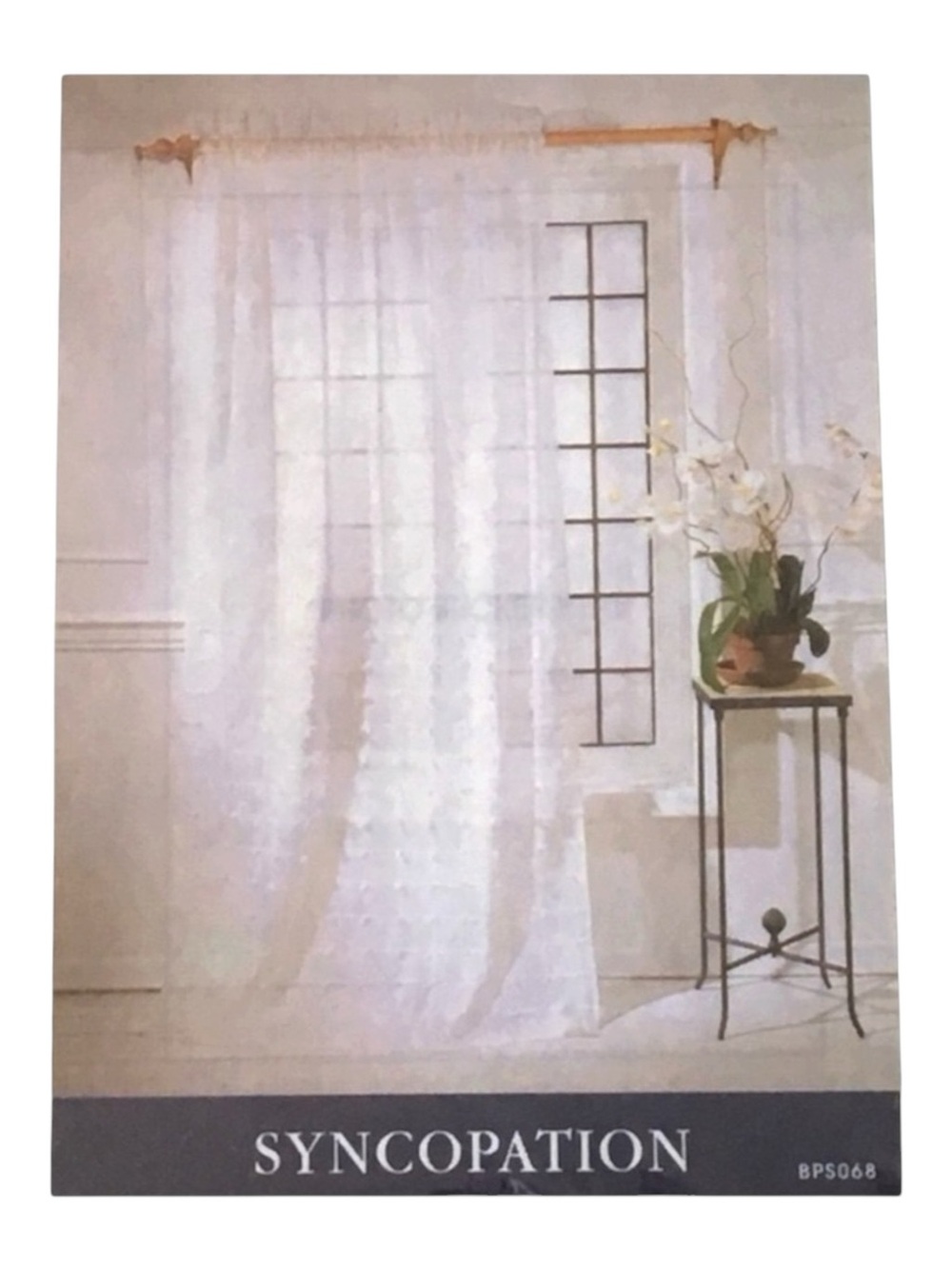 new Boho Chic ✶ Set 2 Rod Pocket Panel Curtains ✶ Semi Sheer Natural ✶ 40” x 84” - Picture 5 of 16
